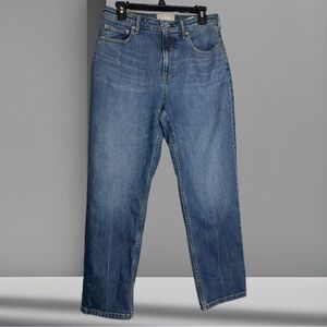 Everlane The High Rise Straight Jeans Ankle Size 30